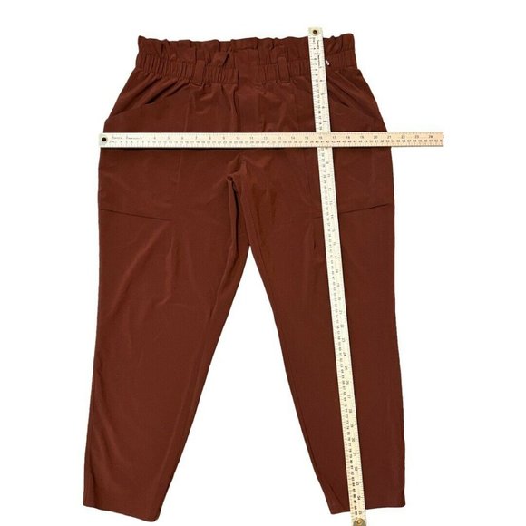 Athleta Skyline Pants 12P cognac brown - Picture 8 of 12
